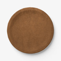 Brown Cowhide Leather Texture Look