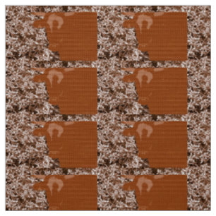 Brown Cows Fabric