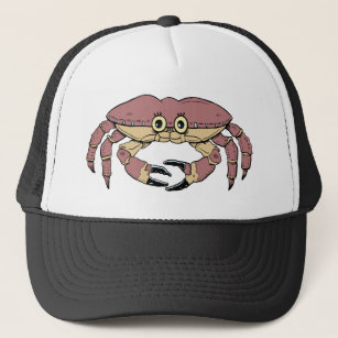 Brown Crab Trucker Hat