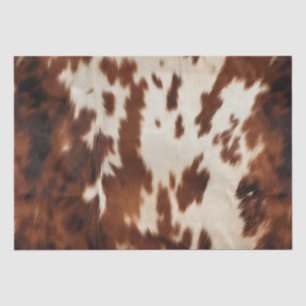 Brown Cream Cowhide Tissue Paper