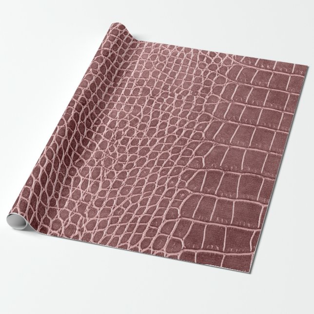 brown crocodile skin texture as a wallpapercrocodi wrapping paper (Unrolled)