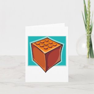 Brown Cube Card