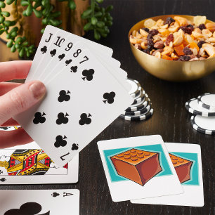 Brown Cube Playing Cards
