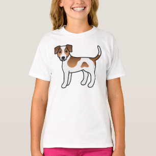 Brown Danish-Swedish Farmdog Cute Cartoon Dog T-Shirt