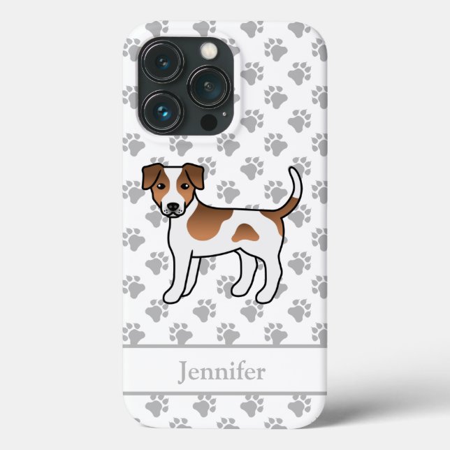 Brown Danish-Swedish Farmdog Cute Dog & Name Case-Mate iPhone Case (Back)
