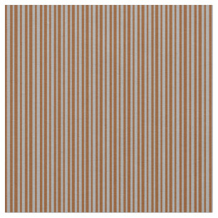 Brown & Dark Grey Lines Pattern Fabric