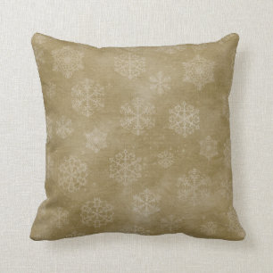 brown decor winter Christmas American MoJo Pillow