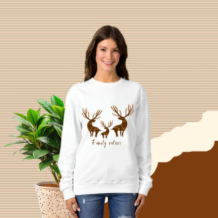 Brown deers family sweatshirt