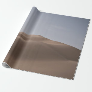 BROWN DESERT UNDER WHITE SKY DURING DAYTIME WRAPPING PAPER