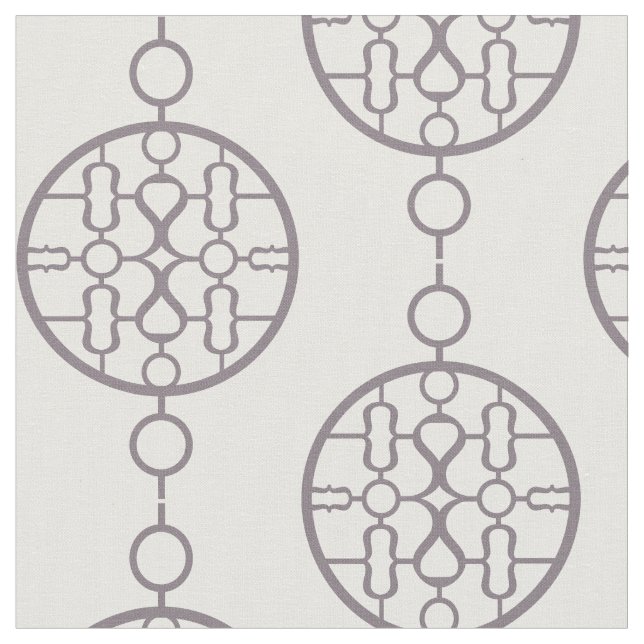 Brown Design Fabric (Close Up)