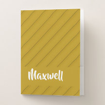 Brown diagonal plastic textured custom name