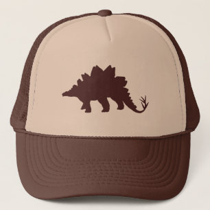 Brown Dinosaur Trucker Hat
