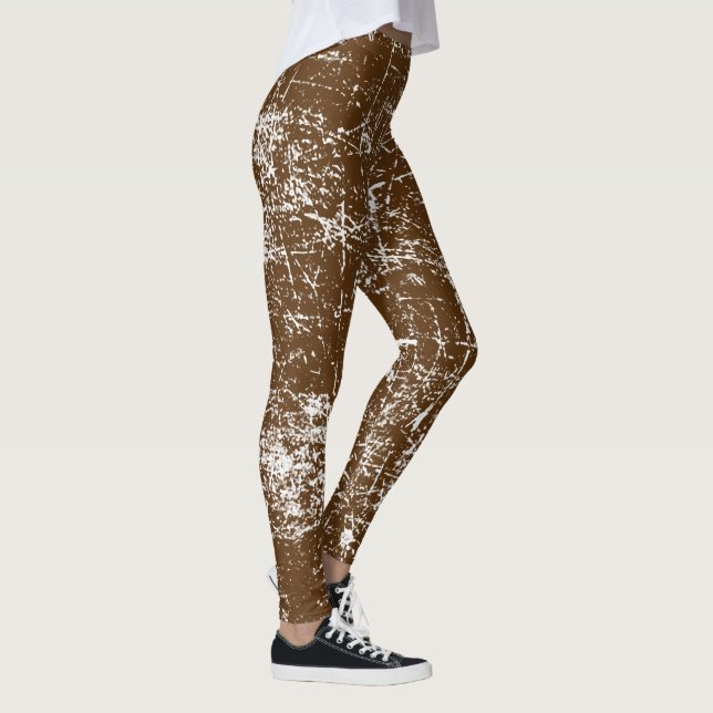 Brown Distressed Leggings (Right)