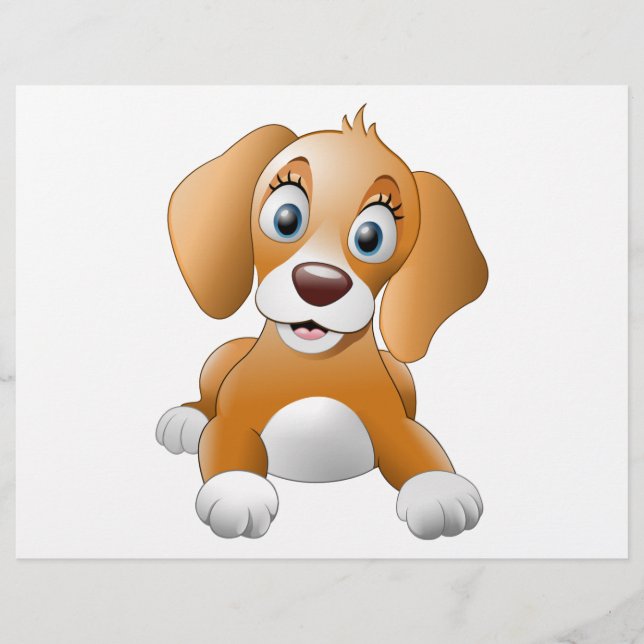 Brown dog clipart (Front)