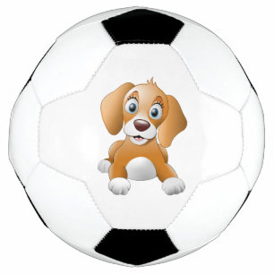 Brown dog clipart football