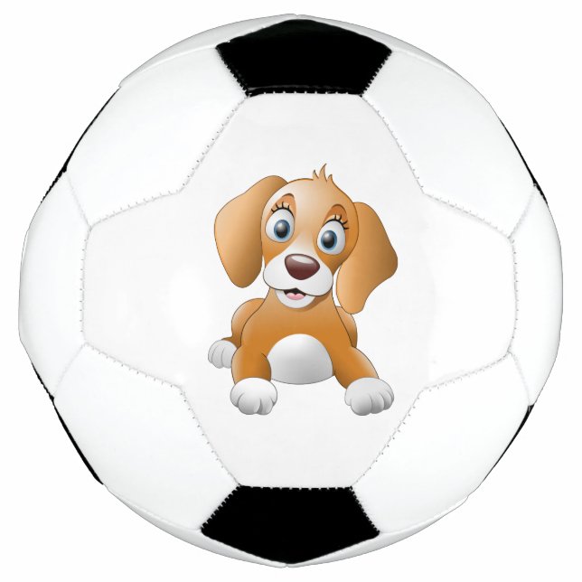 Brown dog clipart football (Front)