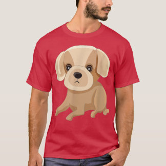 Brown dog cute dog sad T-Shirt