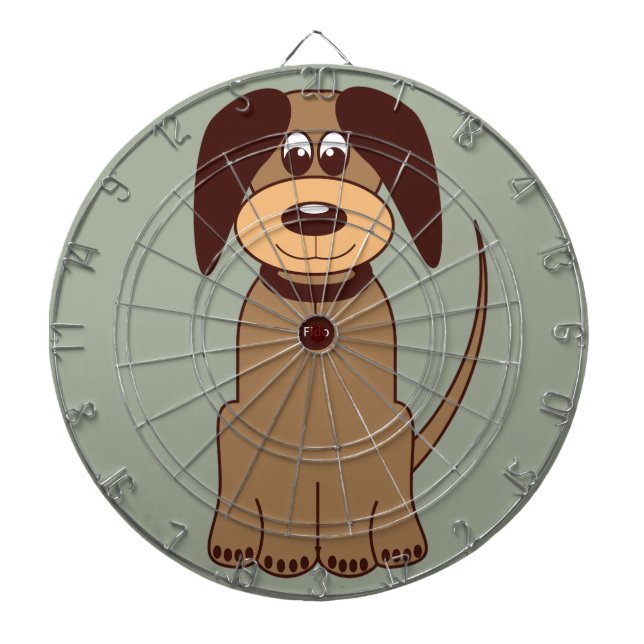 Brown Dog Dartboard (Front)