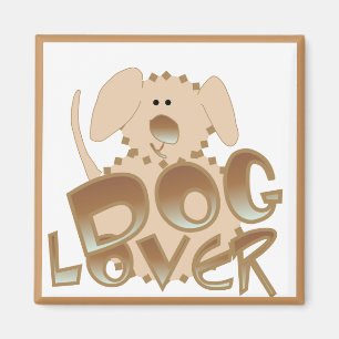 Brown Dog Lover Tshirts and Gifts Magnet