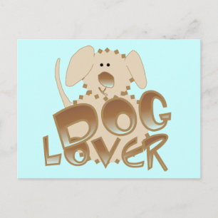 Brown Dog Lover Tshirts and Gifts Postcard