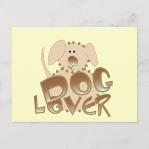 Brown Dog Lover Tshirts and Gifts Postcard