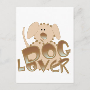 Brown Dog Lover Tshirts and Gifts Postcard