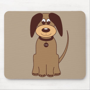 Brown Dog Mouse Mat