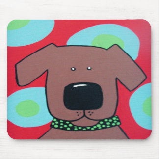 Brown Dog Mouse Pad