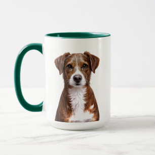 Brown Dog Portrait   Mug