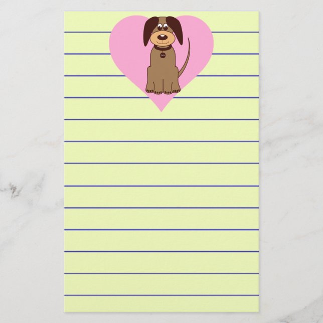 Brown Dog Stationery (Front)
