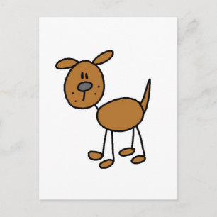 Brown Dog Tshirts and Gifts Postcard