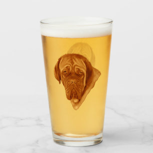 Brown Dogue De Bordeaux, Glass