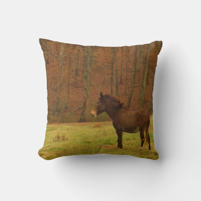 Brown donkey, cushion (Front)