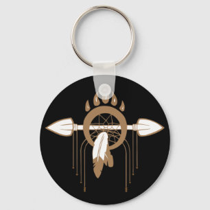 Brown Dreamcatcher Key Ring