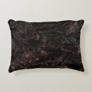 Brown dried leaves on ground decorative cushion
