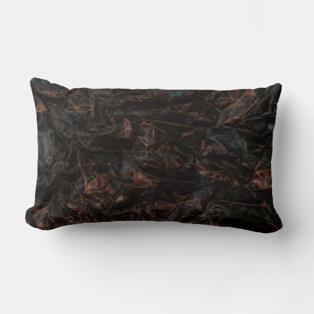 Brown dried leaves on ground lumbar cushion (Front)