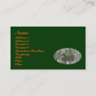 Brown Duck Animal Business Card