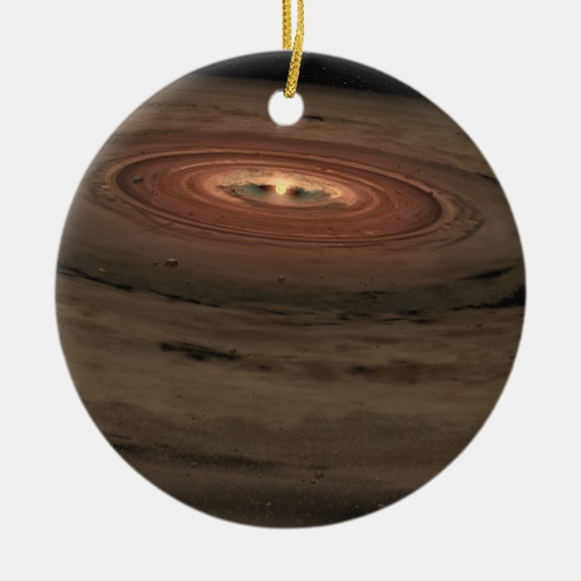 Brown Dwarf in space NASA Ceramic Tree Decoration (Front)