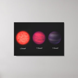Brown Dwarfs As Seen By An Interstellar Traveler. Canvas Print
