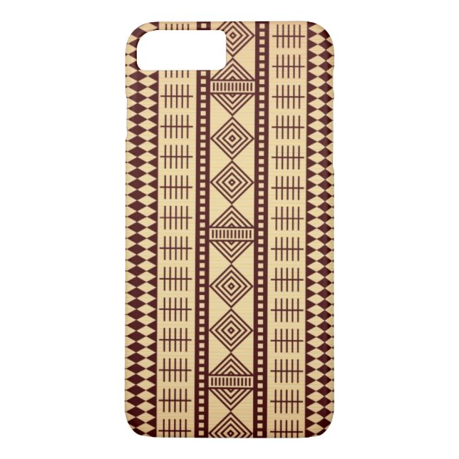 Brown ethnic texture Case-Mate iPhone case (Back)
