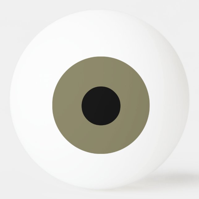 Brown Eye Ping Pong Ball (Front)