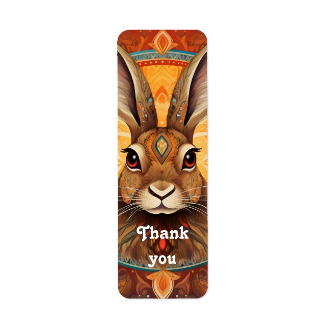Brown eyed Solarpunk Bunny (Front)