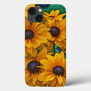 "Brown-Eyed Susans" iPhone 13 Case