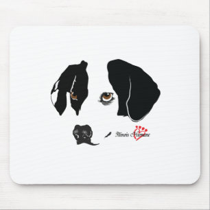 Brown Eyes Mouse Pad