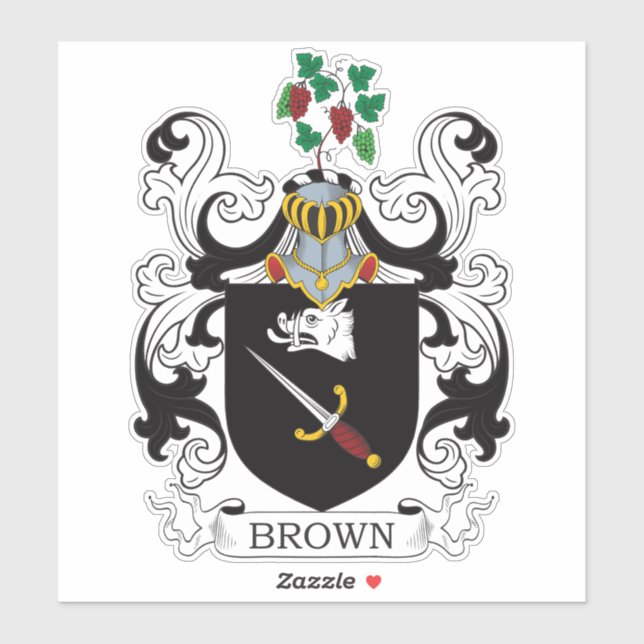 Brown Family Crest (Sheet)