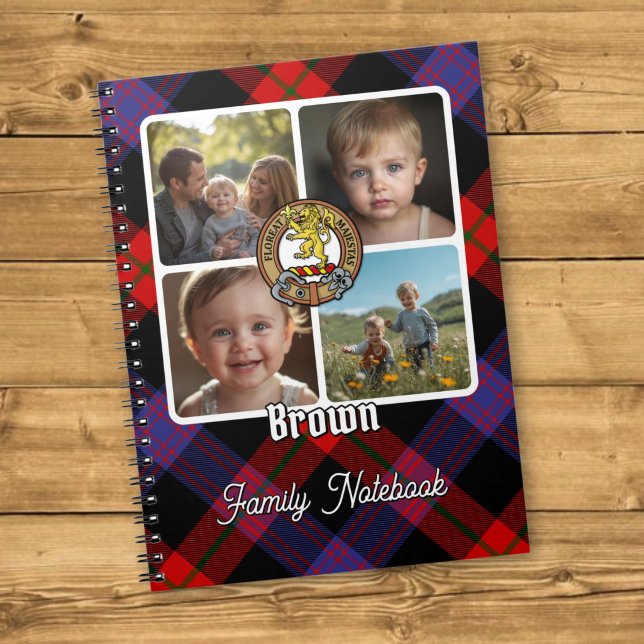 Brown Family Photo Collage Notebook (Creator Uploaded)