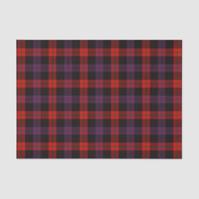 Brown Family Tartan Pattern Tissue Paper (Front)