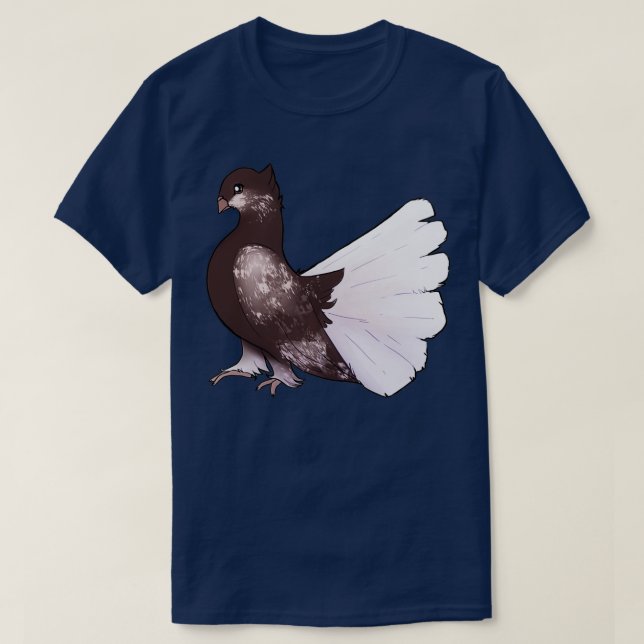 Brown Fantail 2 T-Shirt (Design Front)