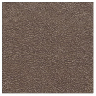 Brown Faux Leather Fabric