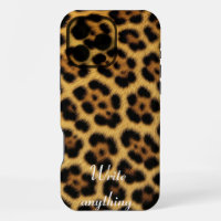Brown Faux Tiger Fur Animal Print iPhone Case